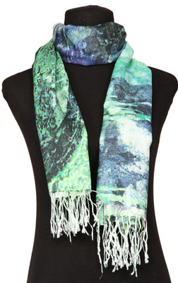33% OFF on The Scarf Shop Graphic Print Viscose Women's Scarf