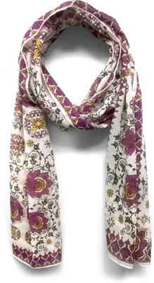 33% OFF on Scarfking Floral Print Polyester Women's Scarf