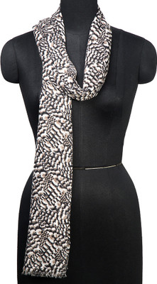 R.Raani Animal Print Polyester Women's Scarf