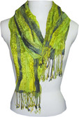 30% OFF on Dushaalaa Striped Silk, Lycra Women's Scarf