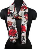 R.Raani Floral Print Polyester Women's Scarf