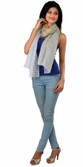 LIYANA Striped Linen Women's Scarf
