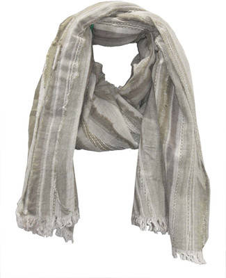 33% OFF on True Fashion Striped Wool Viscose Women's Scarf