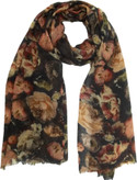 9% OFF on Garapa Floral Print Wool Women's Scarf 9% OFF on Garapa Floral Print Wool Women's Scarf