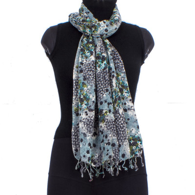 44% OFF on Trendif Floral Print Viscose Women's Scarf