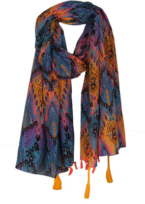 50% OFF on True Fashion Geometric Print Polyster Women's Scarf