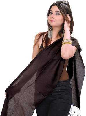 30% OFF on Exotic India Solid Silk Cotton Blend Women's Scarf 30% OFF on Exotic India Solid Silk Cotton Blend Women's Scarf