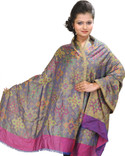 30% OFF on Exotic India Woven Viscose, Modal Women's Scarf