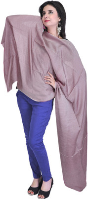 30% OFF on Exotic India Solid Silk, Wool Women's Scarf