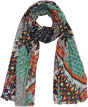 50% OFF on True Fashion Geometric Print Polyester Women's Scarf