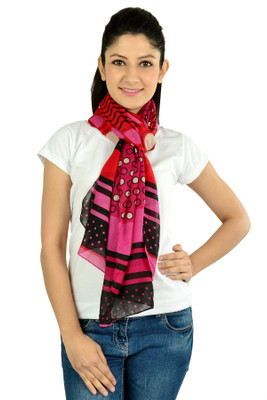 63% OFF on Kiosha Printed Cotton Women's Scarf