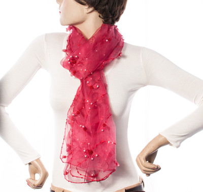 Welkin Self Design Silk Women's Scarf Welkin Self Design Silk Women's Scarf