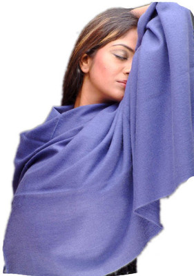 30% OFF on Exotic India Solid Pashmina, Silk Women's Scarf