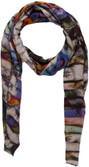 44% OFF on Toscee Printed 90%modal, 10% silk Women's Scarf