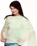 30% OFF on Exotic India Printed Wool, Silk Women's Scarf
