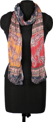 Love From India Printed Polyester Women's Scarf