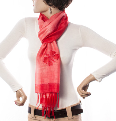 Welkin Solid, Self Design Wool Women's Scarf Welkin Solid, Self Design Wool Women's Scarf