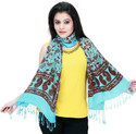 9% OFF on Ghasitaram Gifts Printed Cotton Women's Scarf