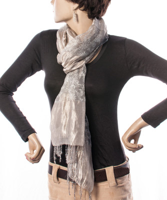 Welkin Printed Silk Women's Scarf