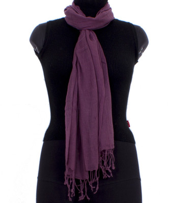 46% OFF on Trendif Solid Viscose Women's Scarf