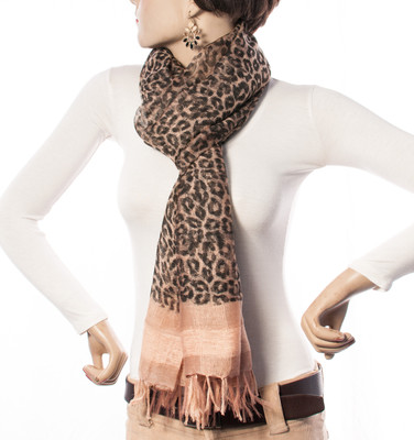 Welkin Animal Print Cotton Women's Scarf Welkin Animal Print Cotton Women's Scarf