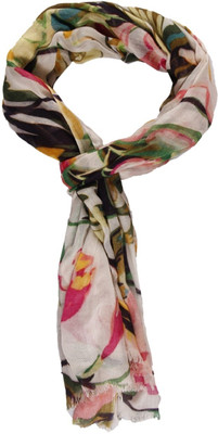 44% OFF on Toscee Printed 90% Modal and 10% Cashmere. Women's Scarf