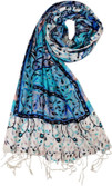 66% OFF on Elabore Printed Silk Women's Scarf