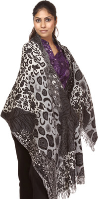 30% OFF on Exotic India Woven Wool Women's Scarf