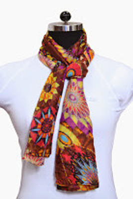 22% OFF on Portia Printed Cotton Women's Scarf
