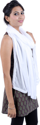 48% OFF on Jaipur Vogue Solid Georgette Women's Scarf