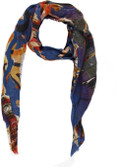 50% OFF on Toscee Printed 80%Wool, 20% Silk Women's Scarf