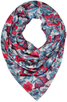 64% OFF on Elabore Printed Silk Women's Scarf