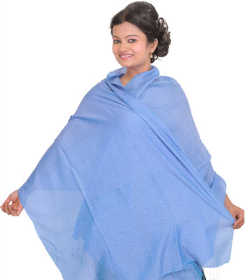 30% OFF on Exotic India Woven Silk, Wool Women's Scarf