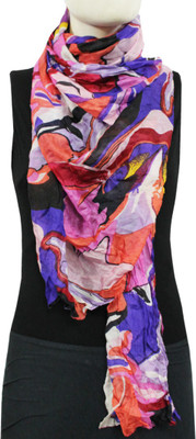 76% OFF on Passigatti Printed Silk Women's Scarf