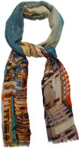 55% OFF on Toscee Printed 100% Modal Women's Scarf