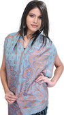30% OFF on Exotic India Woven Pure Silk Women's Scarf