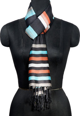 R.Raani Striped Viscose Women's Scarf