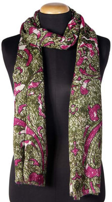 14% OFF on Tiara Printed Wool Women's Scarf