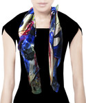 15% OFF on Osmonde Printed Silk Women's Scarf