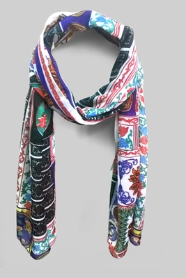 60% OFF on ScarfKing Printed Polyester Women's Scarf