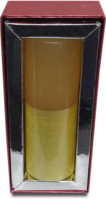 Pride & Joy Arts White & Dull Gold Textured Scented - Sandalwood