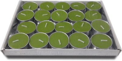 Pride & Joy Arts Lemongrass Scented T-Lite Candles- Pack of 20 Pride & Joy Arts Lemongrass Scented T-Lite Candles- Pack of 20