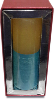 Pride & Joy Arts White & Dark Blue Textured Scented - Sandalwood