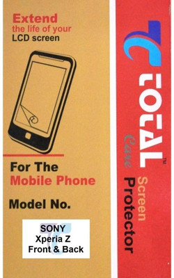 33% OFF on Total Care SP-XPZFB Screen Guard for Sony Xperia Z Front And Back