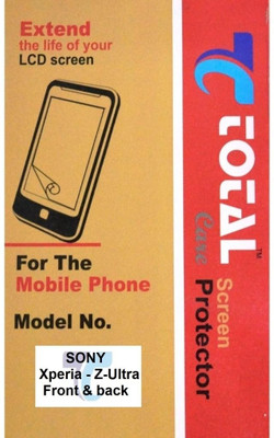 33% OFF on Total Care SP-XPZUF Screen Guard for Sony Xperia Z Ultra Front And Back