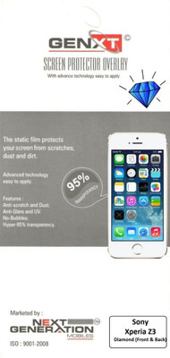 59% OFF on Genxt GXDSNZ3FB Daimond Finish Front & Back Protector for Sony Xperia Z3 59% OFF on Genxt GXDSNZ3FB Daimond Finish Front & Back Protector for Sony Xperia Z3