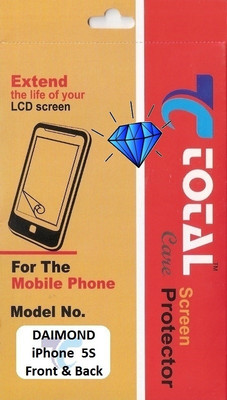 50% OFF on Total Care TCDIP5SFB Daimond Finish Front & Back Protector for Apple iPhone 5S 50% OFF on Total Care TCDIP5SFB Daimond Finish Front & Back Protector for Apple iPhone 5S