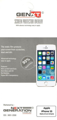 64% OFF on Genxt GXMTIP5SFB Matte Front & Back Protector for Apple iPhone 5S 64% OFF on Genxt GXMTIP5SFB Matte Front & Back Protector for Apple iPhone 5S