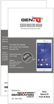 77% OFF on Genxt 2GMZ2FB Pack of 2 Matte Front & Back Protector for Sony Xperia Z2 77% OFF on Genxt 2GMZ2FB Pack of 2 Matte Front & Back Protector for Sony Xperia Z2