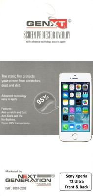 70% OFF on Genxt SN-T2U Front & Back Protector for Sony Xperia T2 Ultra 70% OFF on Genxt SN-T2U Front & Back Protector for Sony Xperia T2 Ultra